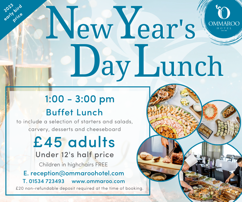 New Year's Day Lunch Ommaroo Hotel Jersey